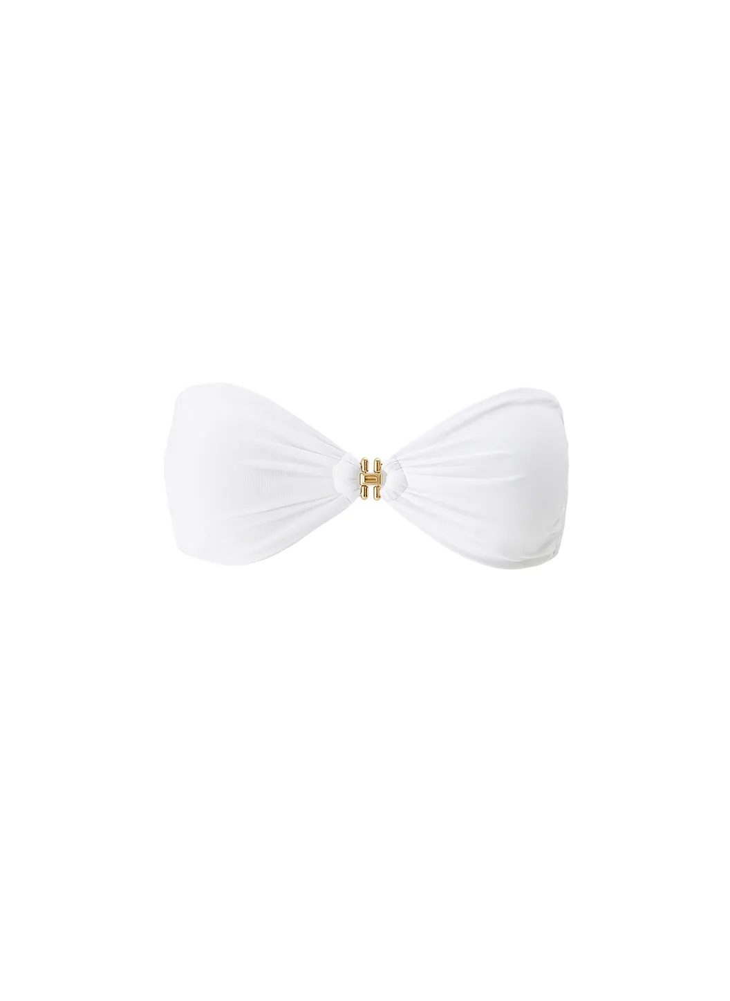 Istanbul White Bikini Top