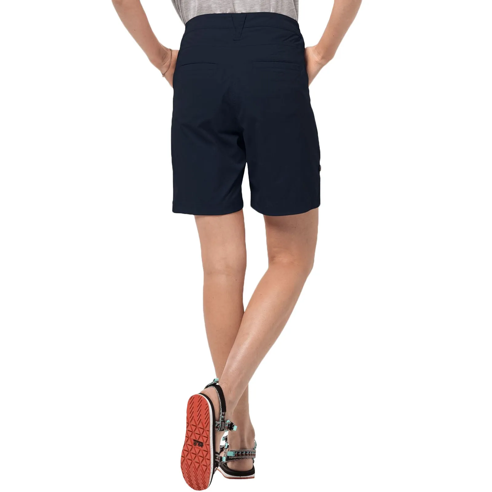 Jack Wolfskin Womens Desert Leisure Quick Dry Shorts - Midnight Blue