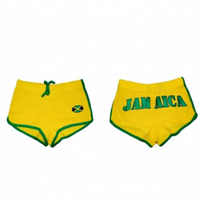Jamaica Flag Booty Shorts