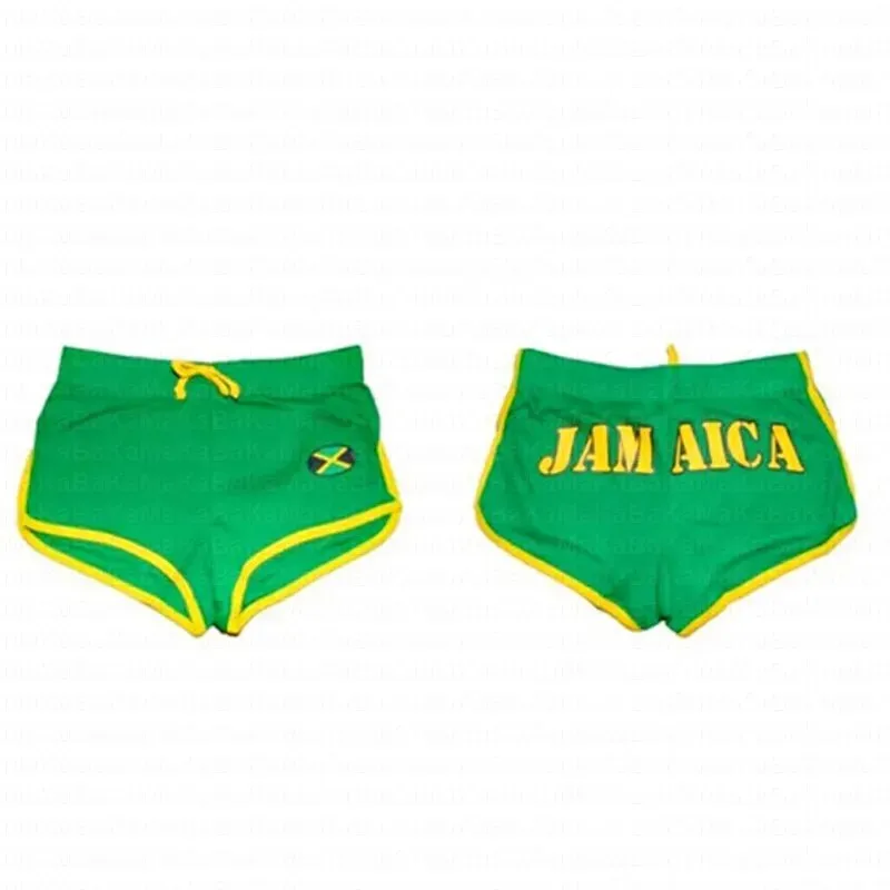 Jamaica Flag Booty Shorts