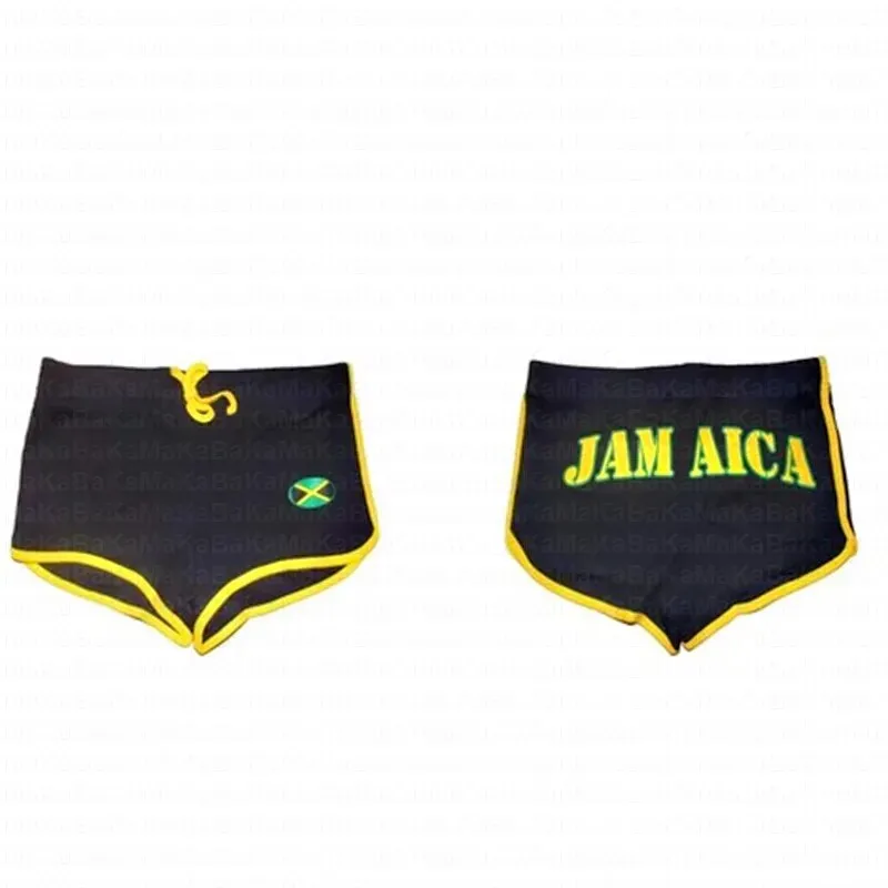 Jamaica Flag Booty Shorts