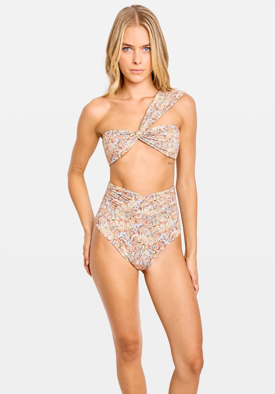 KELLY HIGH WAIST BOTTOM KERALA PRINT