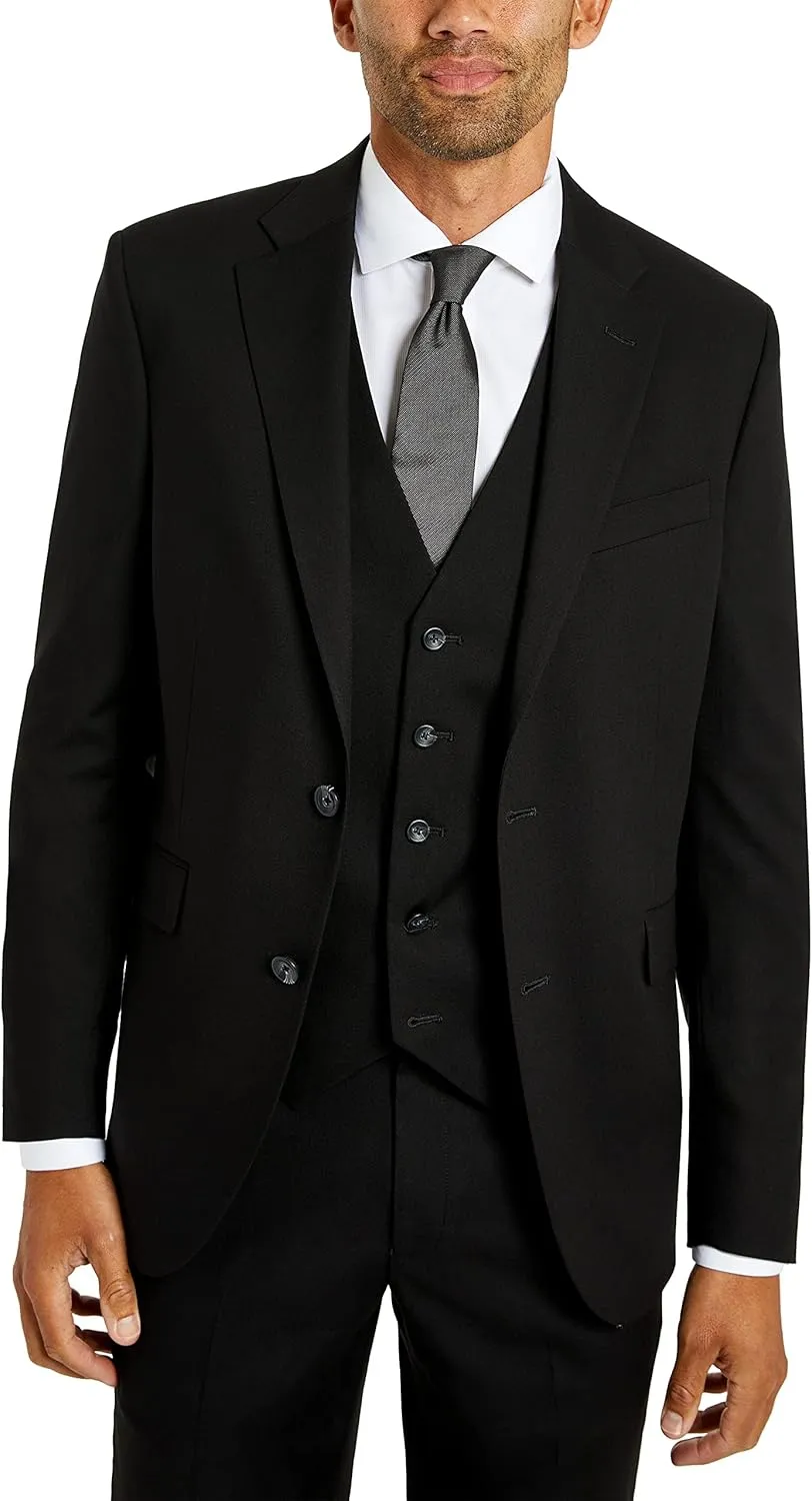 Kenneth Cole REACTION Men's Jackets, Black, 44 Regular