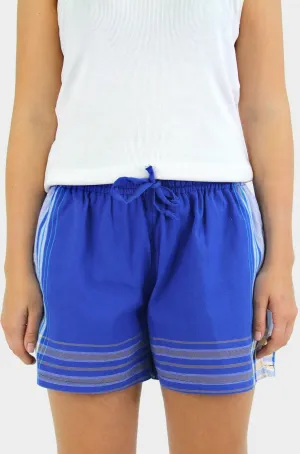 Kikoy Short Shorts | Cobalt Blue/Blue