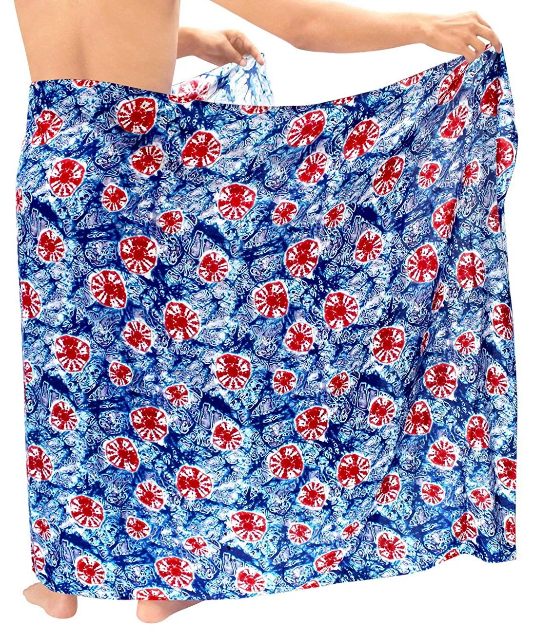 LA LEELA Swimsuit Sarong Wrap Cover ups Plain Beachwear Bathing Suit Swimwear Menswear