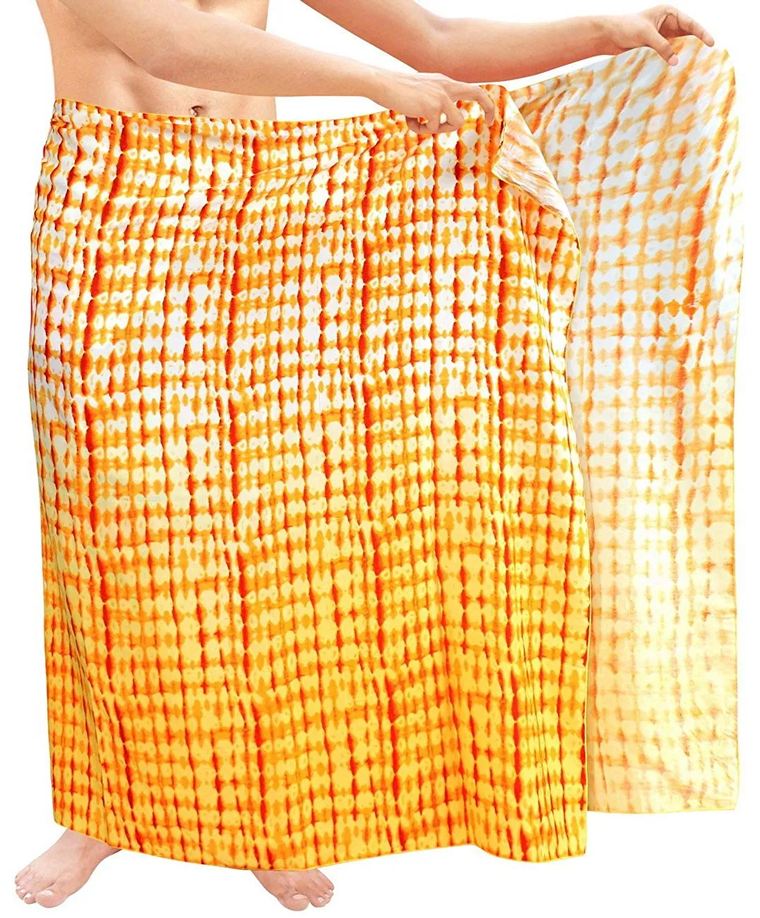 LA LEELA Swimsuit Sarong Wrap Cover ups Plain Beachwear Bathing Suit Swimwear Menswear
