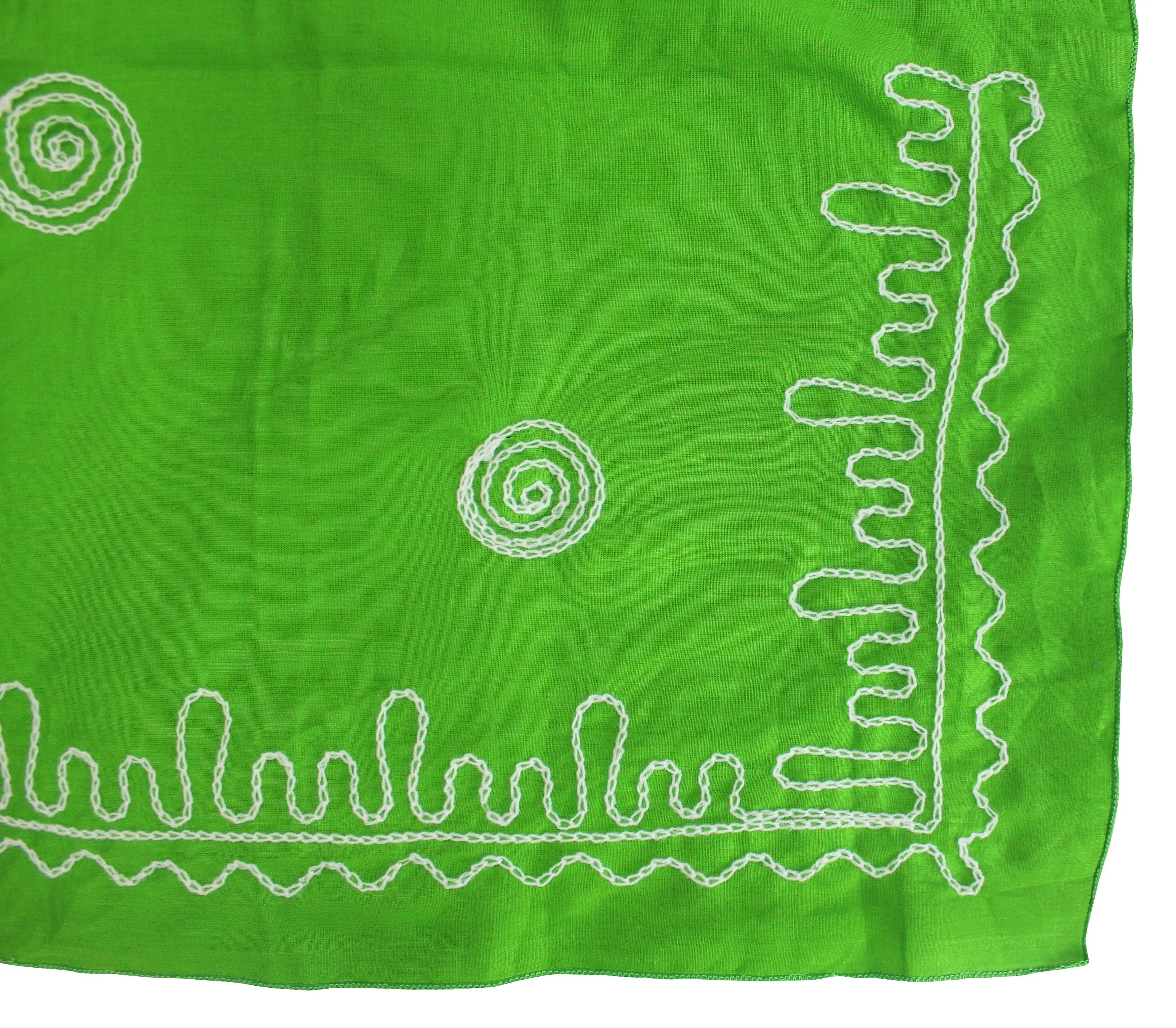 La Leela Women's Hawaiian Bikini Beach Wrap Sheer Sarong Swimming Bathing suit Beachwear Swim Dress Pareo Cover up Long 72"X21" Green 121731