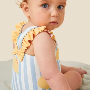 Lemon Frilled Swimsuit
