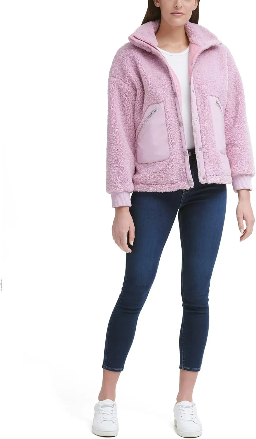 Levi's Women's Sherpa Teddy Jacket (Standard & Plus Sizes)