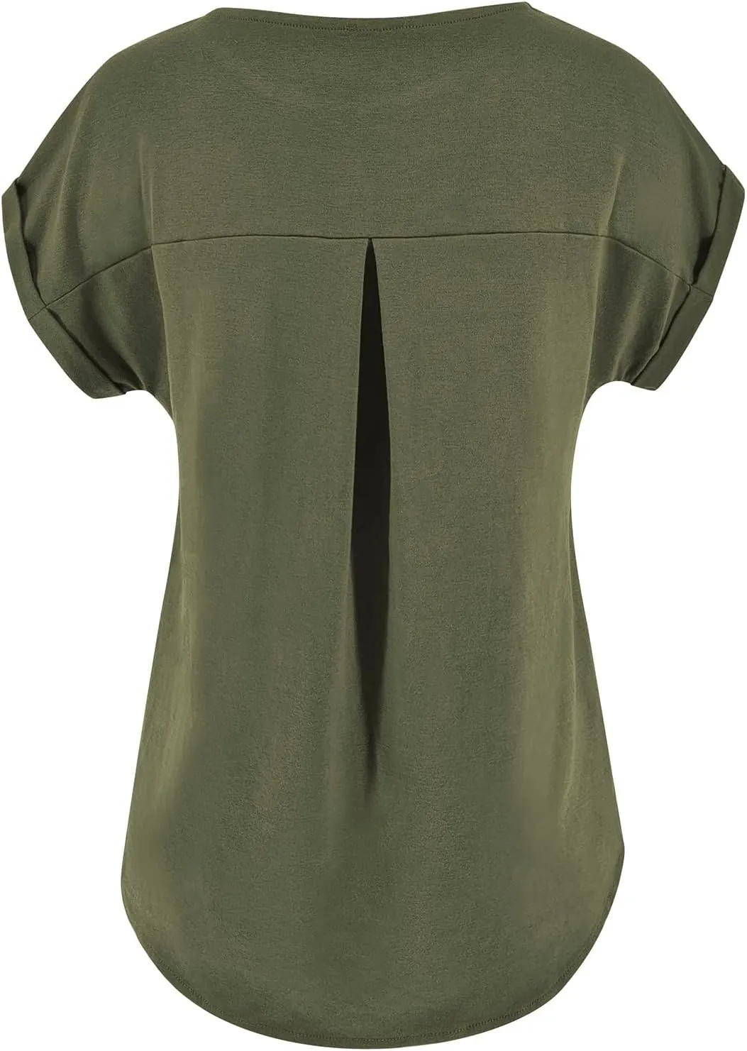 Limerose Women's Short Sleeve Tops Crew Neck Side Button Shirts Casual Loose Fit T-Shirt