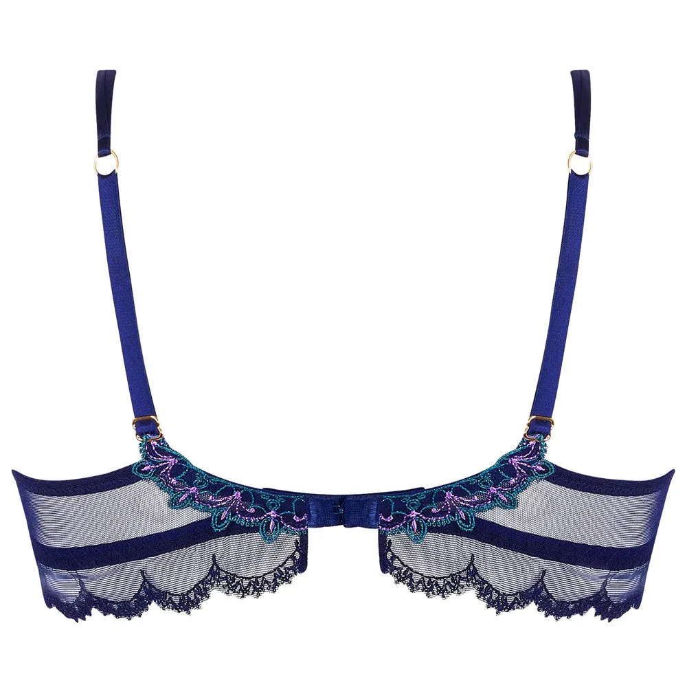 Lise Charmel 'Déesse Désirs' Midnight Blue Half Cup Bra