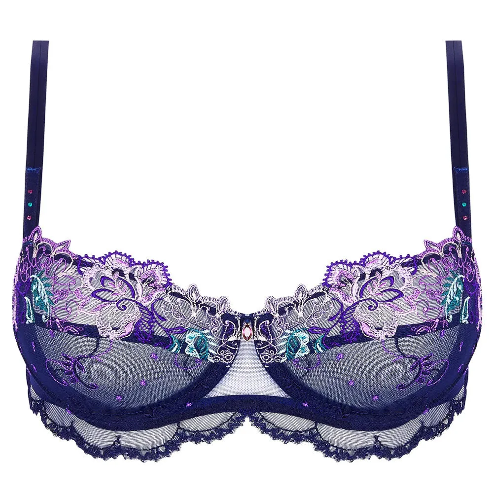 Lise Charmel 'Déesse Désirs' Midnight Blue Half Cup Bra