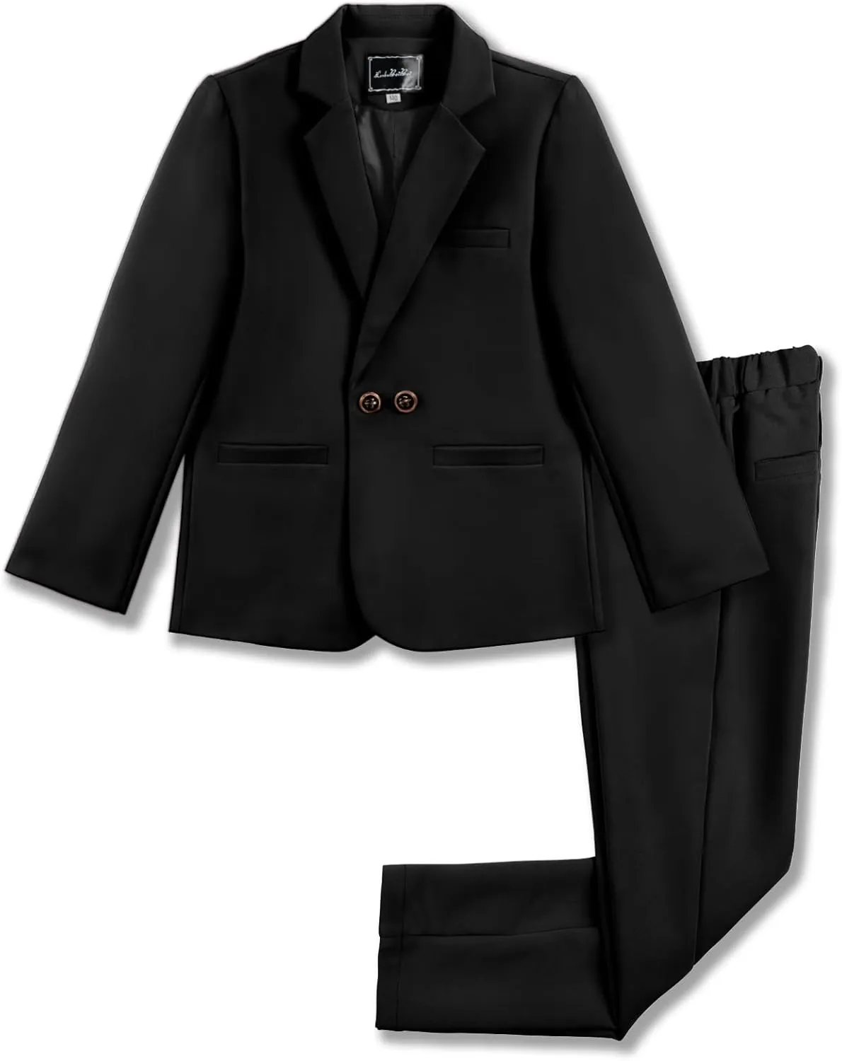 LOLANTA Boys Casual Suits Wedding Outfits Kids 2 Piece Gentleman Blazer and Pants Set Dresswear