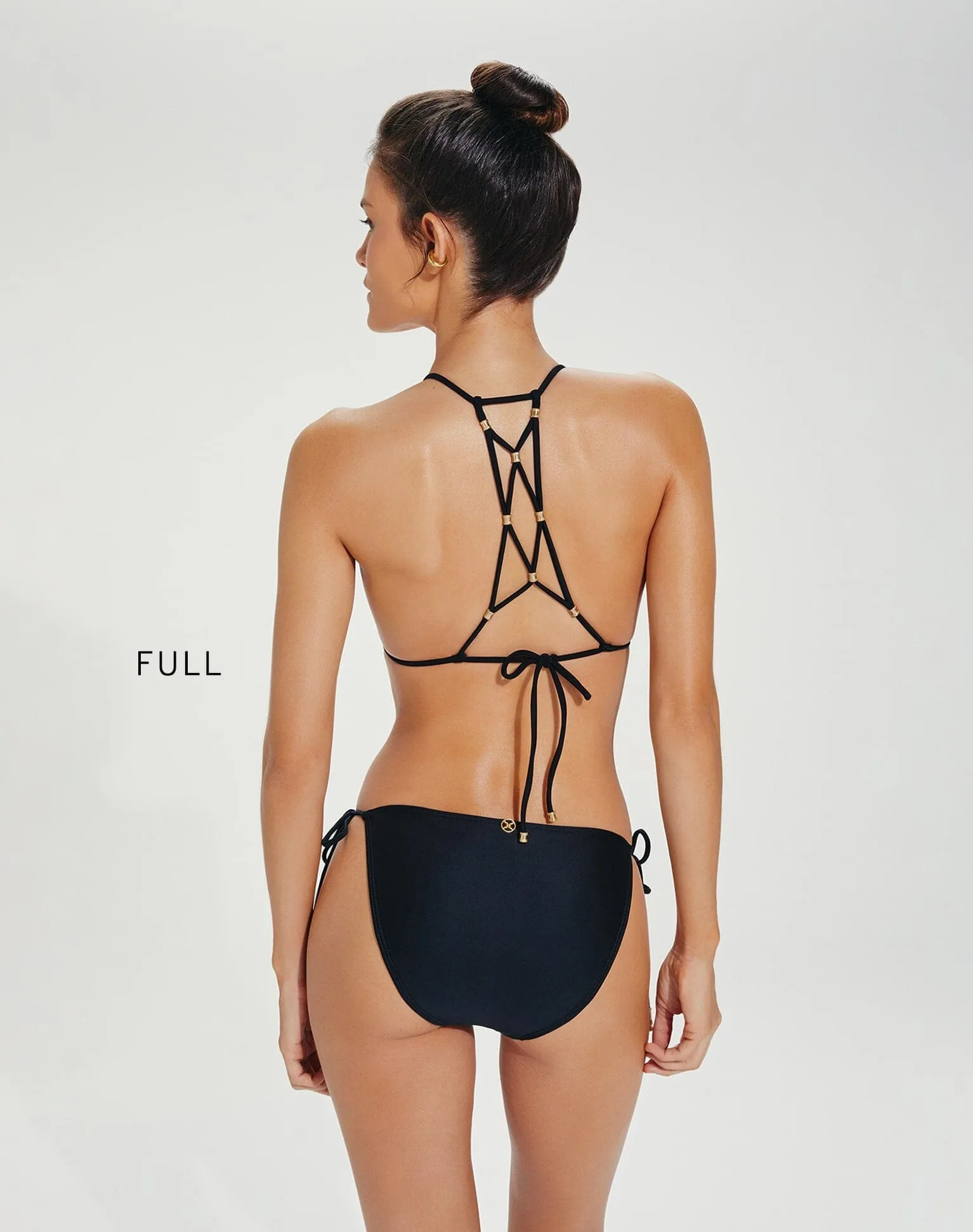 Lucy Tie Side Bottom - Black