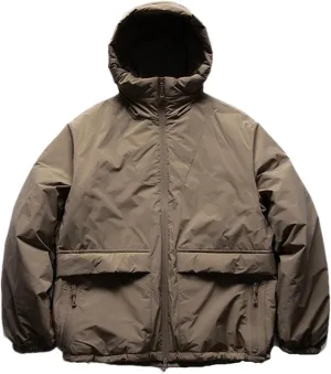 Men Solid Hooded Zipper Cotton-Padded Classic Outdoor Casual Warm Loose Parka Coat