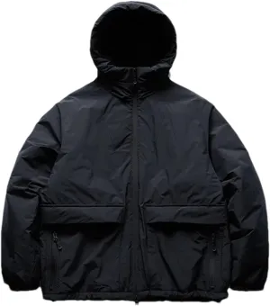 Men Solid Hooded Zipper Cotton-Padded Classic Outdoor Casual Warm Loose Parka Coat