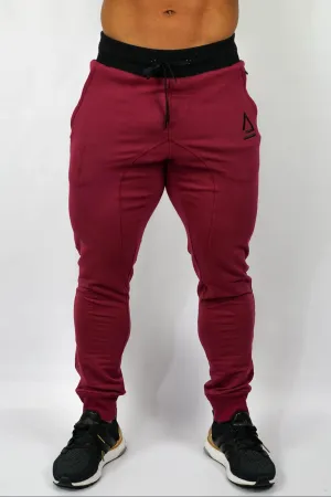 Mens Active Joggers - Maroon