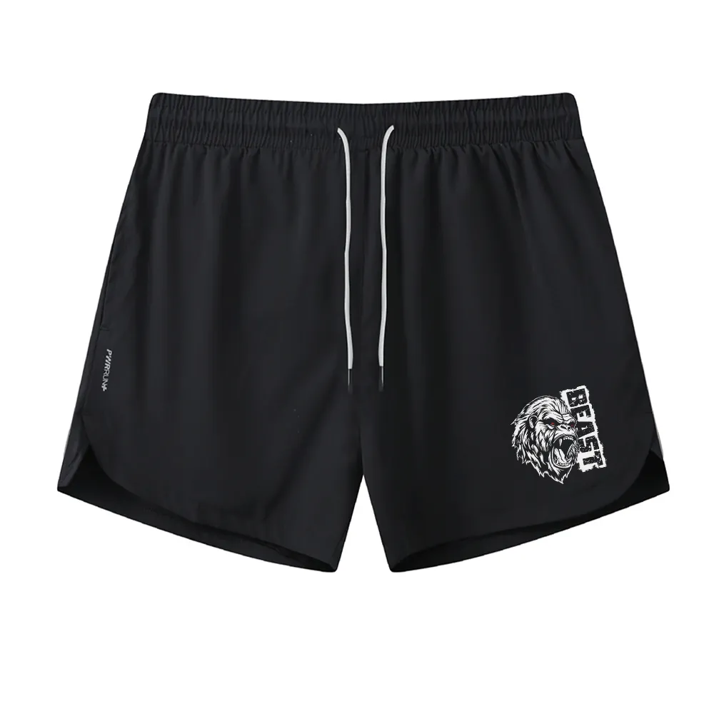 Men's Quick Dry Gorilla Beast Graphic Shorts
