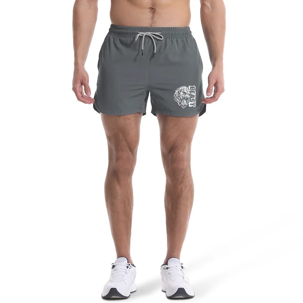 Men's Quick Dry Gorilla Beast Graphic Shorts
