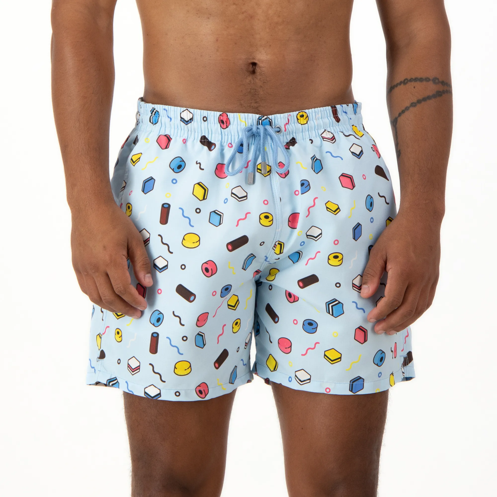 Mid-length Swim Shorts | All Sorts / Baby Blue