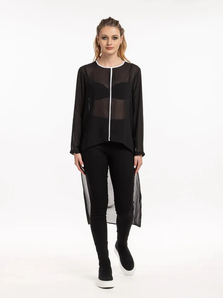 Midnight Frost Top - Black