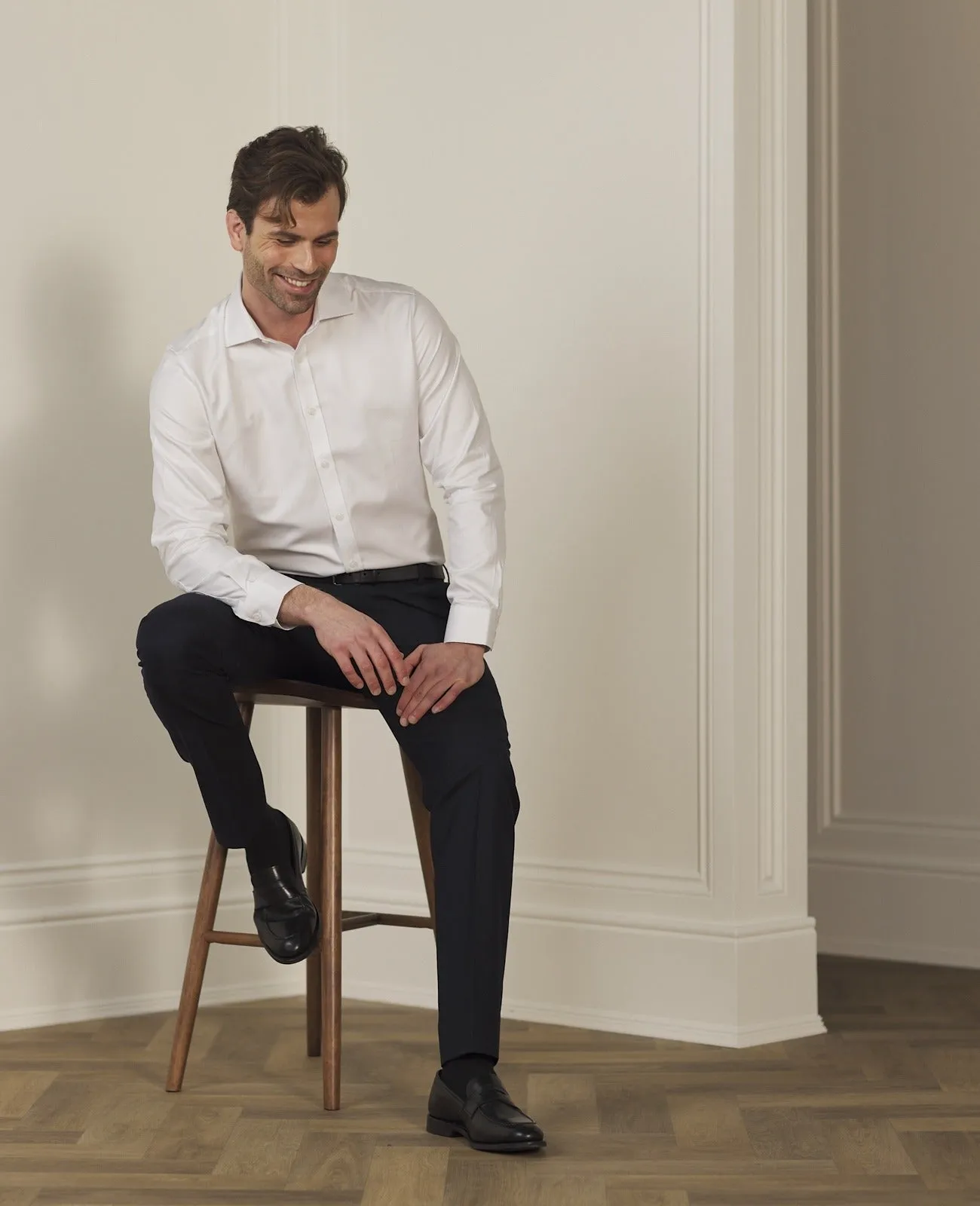 Mix & Match Plain Wool Suit Trousers