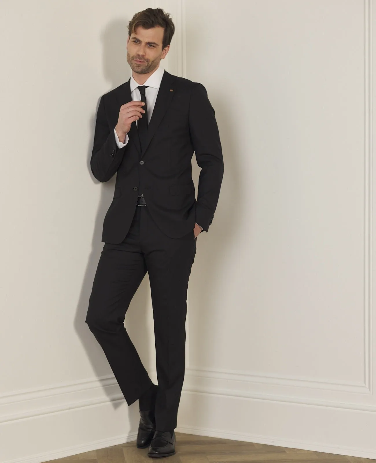 Mix & Match Plain Wool Suit Trousers