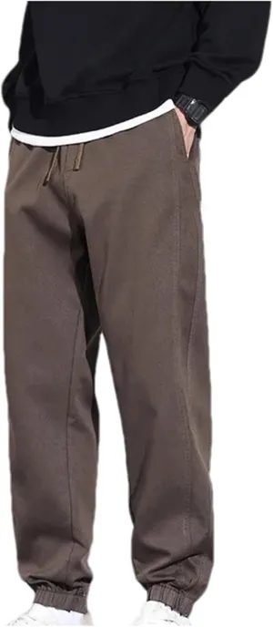 Mnjyihy Men's Casual Harem Pants Fashion Elastic Waist Drawstring Baggy Trousers Jogging Sweatpants