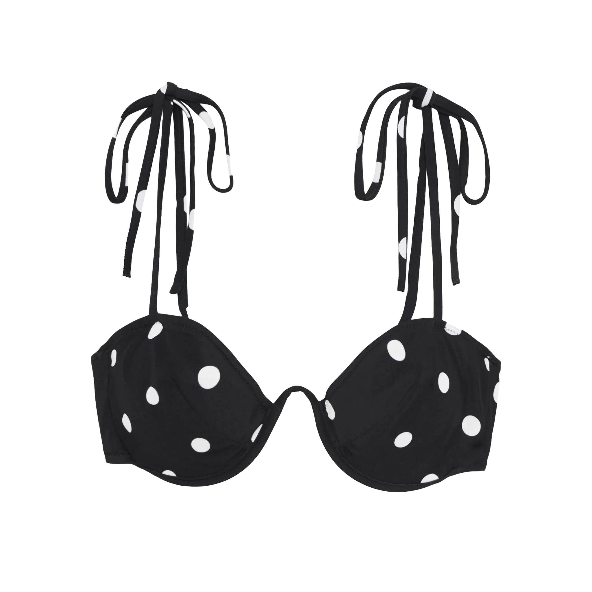 Myriam Bikini Top Black Dot