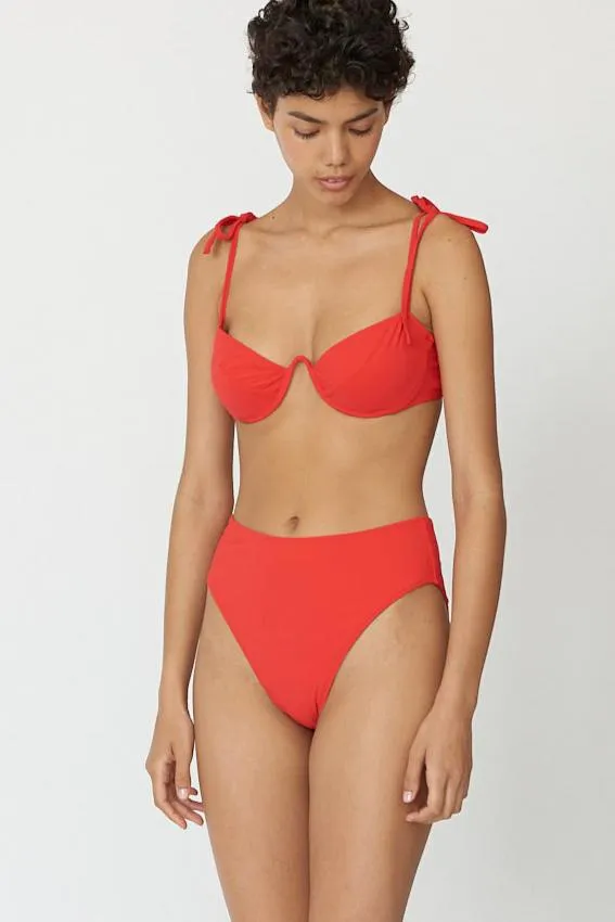 Myriam Bikini Top Poppy