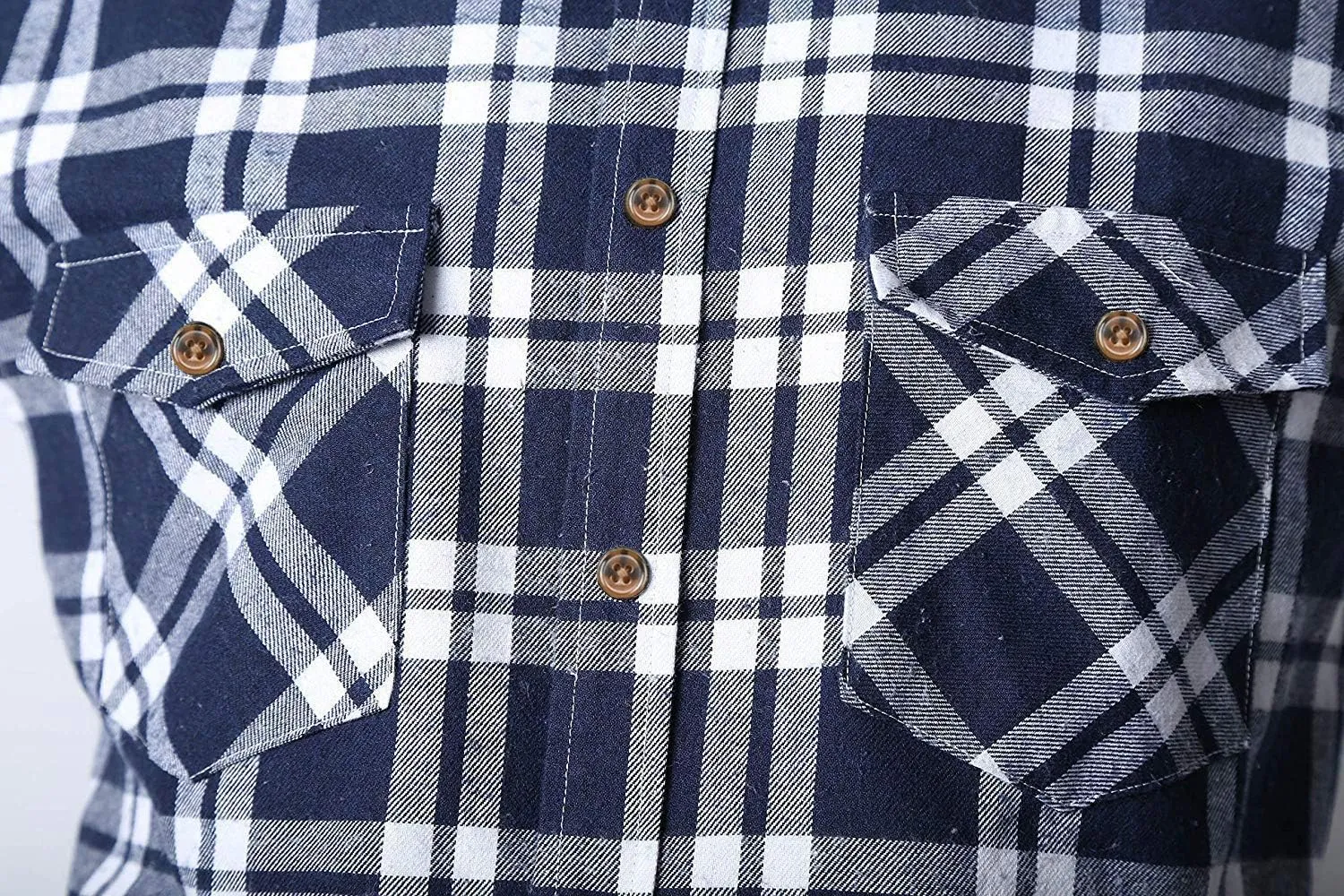 NUTEXROL Men's Casual Flannel Plaid Shirt Sleeveless Plus Size Vest