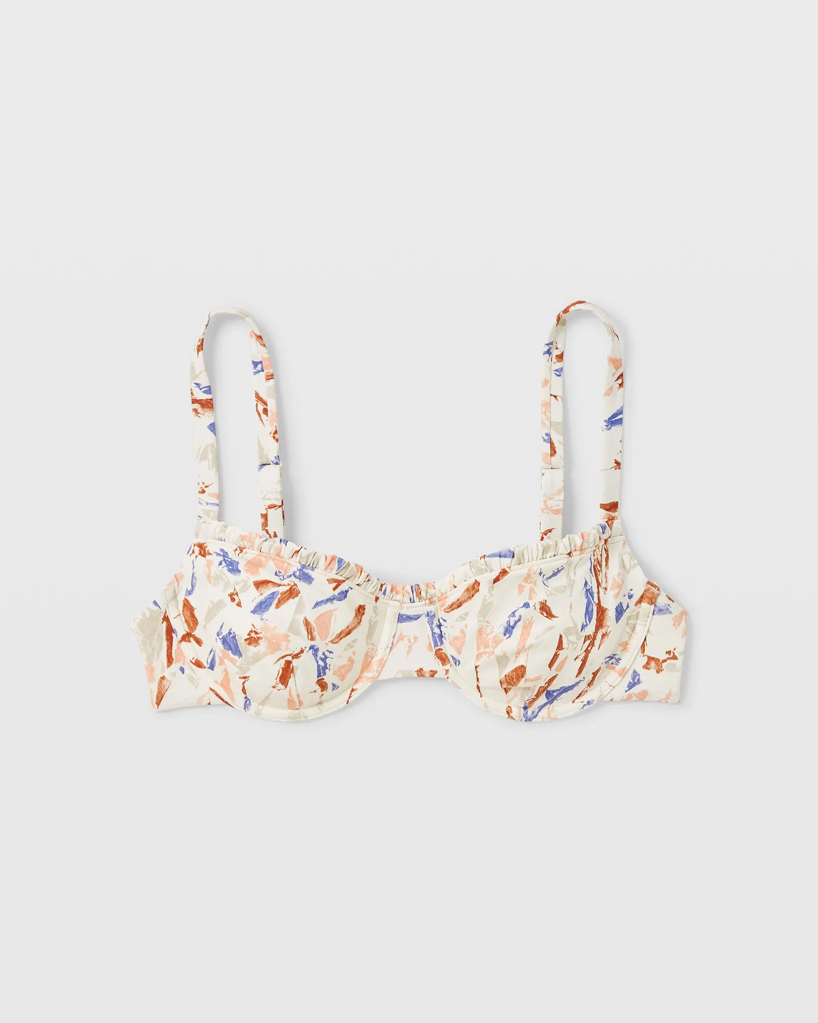 Onia Ruffle Underwire Bikini Top