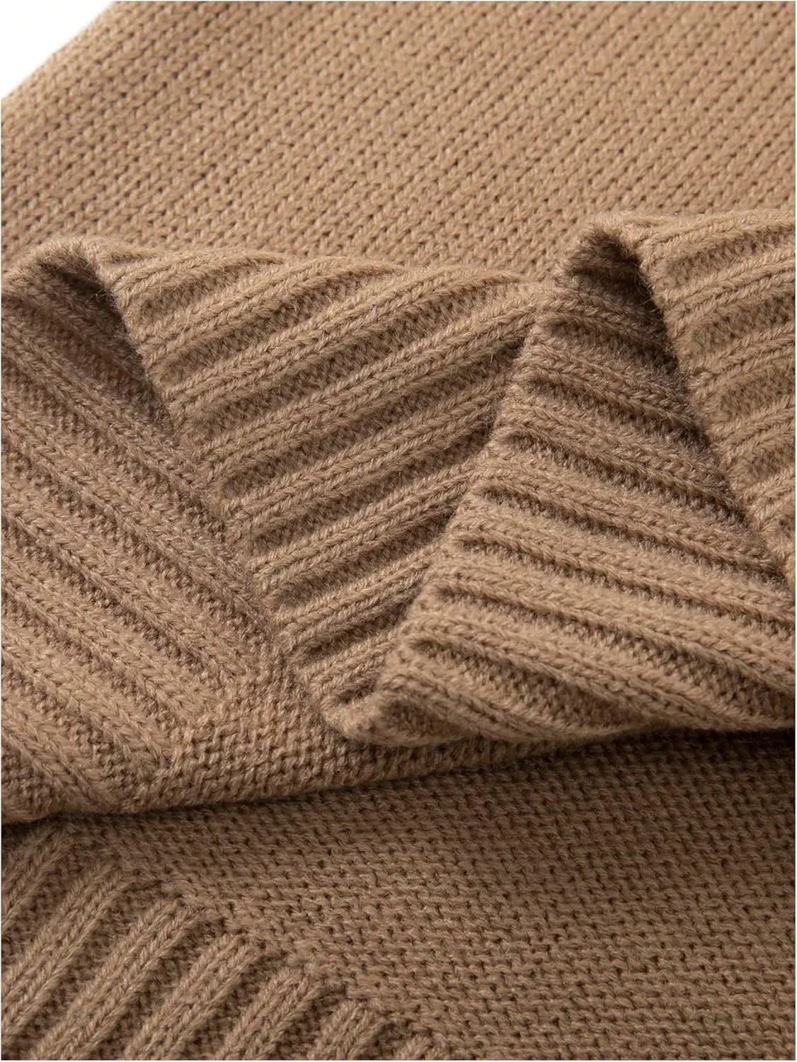 OYOANGLE Men's Big and Tall V Neck Sleeveless Sweater Vests Striped Trim Knitted Casual Preppy Tank Tops