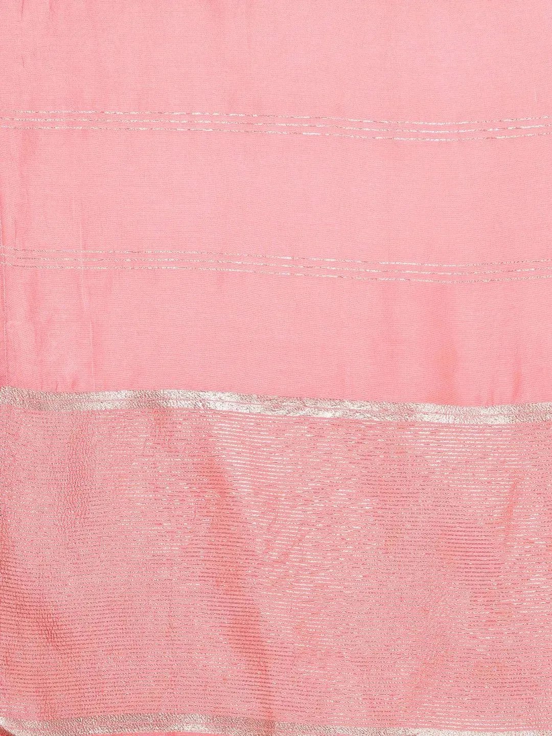 Plus Size Peach Woven Design Silk Blend Straight Kurta With Palazzos & Dupatta