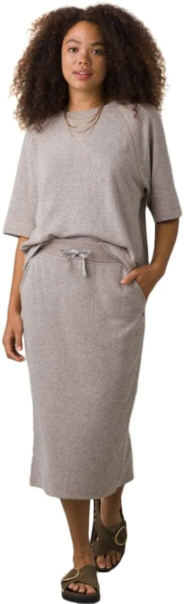 prAna Womens Cozy Up Midi Skirt