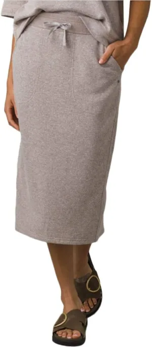 prAna Womens Cozy Up Midi Skirt