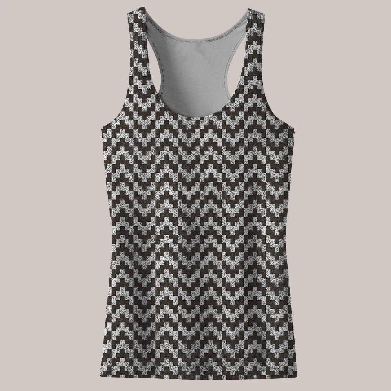 Psychedelic Tank Top (UV/RGB, Eco-Friendly, Womens, Racerback) | HUICHOL