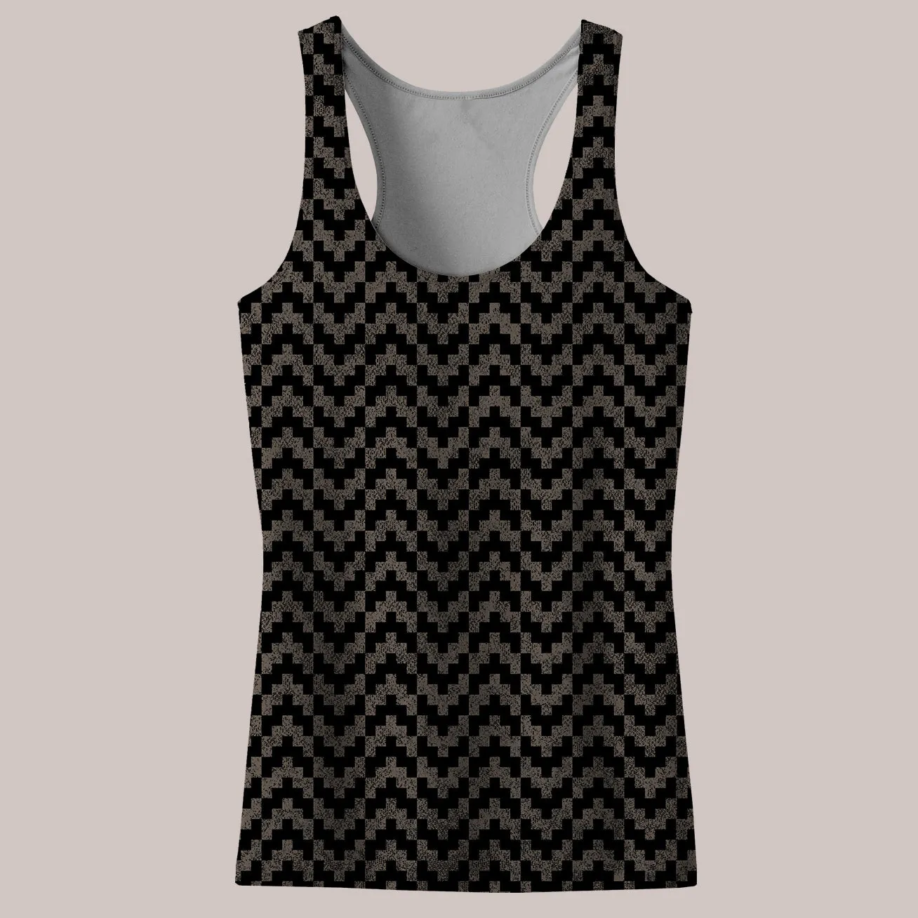 Psychedelic Tank Top (UV/RGB, Eco-Friendly, Womens, Racerback) | HUICHOL