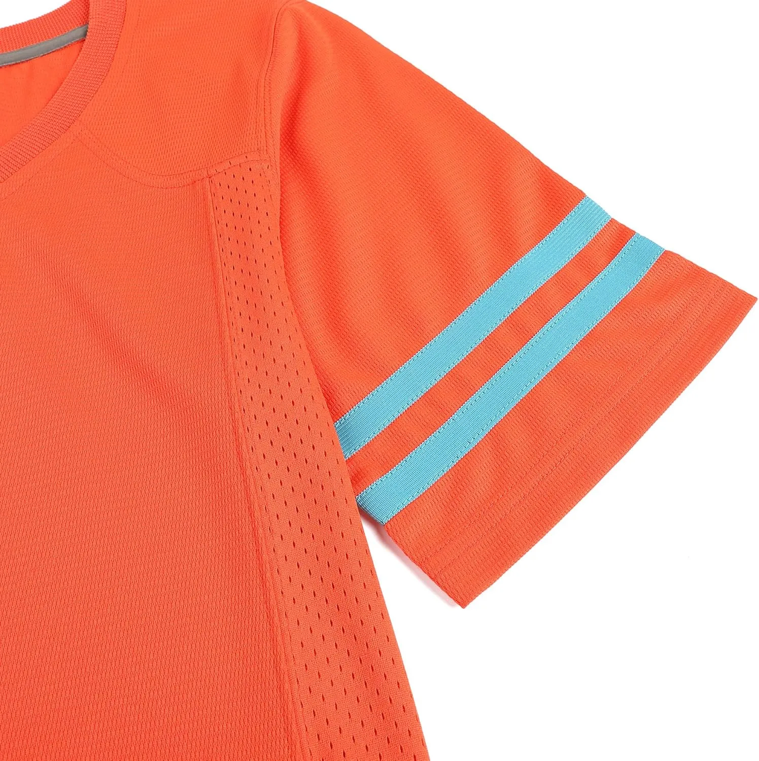Pullonsy American Football Jerseys for Men Unisex Replica Plain Workout Sport Game Shirts Casual Outwear