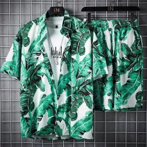 Quick Dry Hawaiian Shirt Set