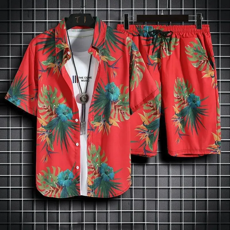 Quick Dry Hawaiian Shirt Set