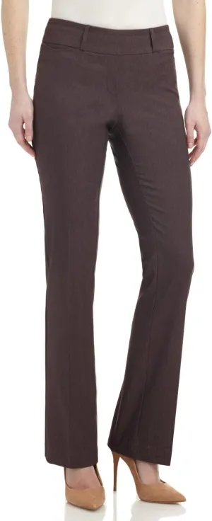 Rekucci Womens Ease into Comfort Fit Barely Bootcut Business Casual Stretch Pants in Regular/Tall/Petite fit