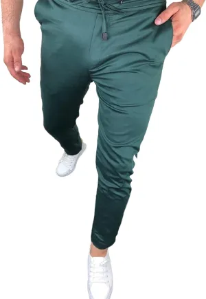 Rela Bota Mens Fashion Striped Pants Casual Dress Chino Elastic Drawstring Slim Fit Trousers Comfy Sweatpants
