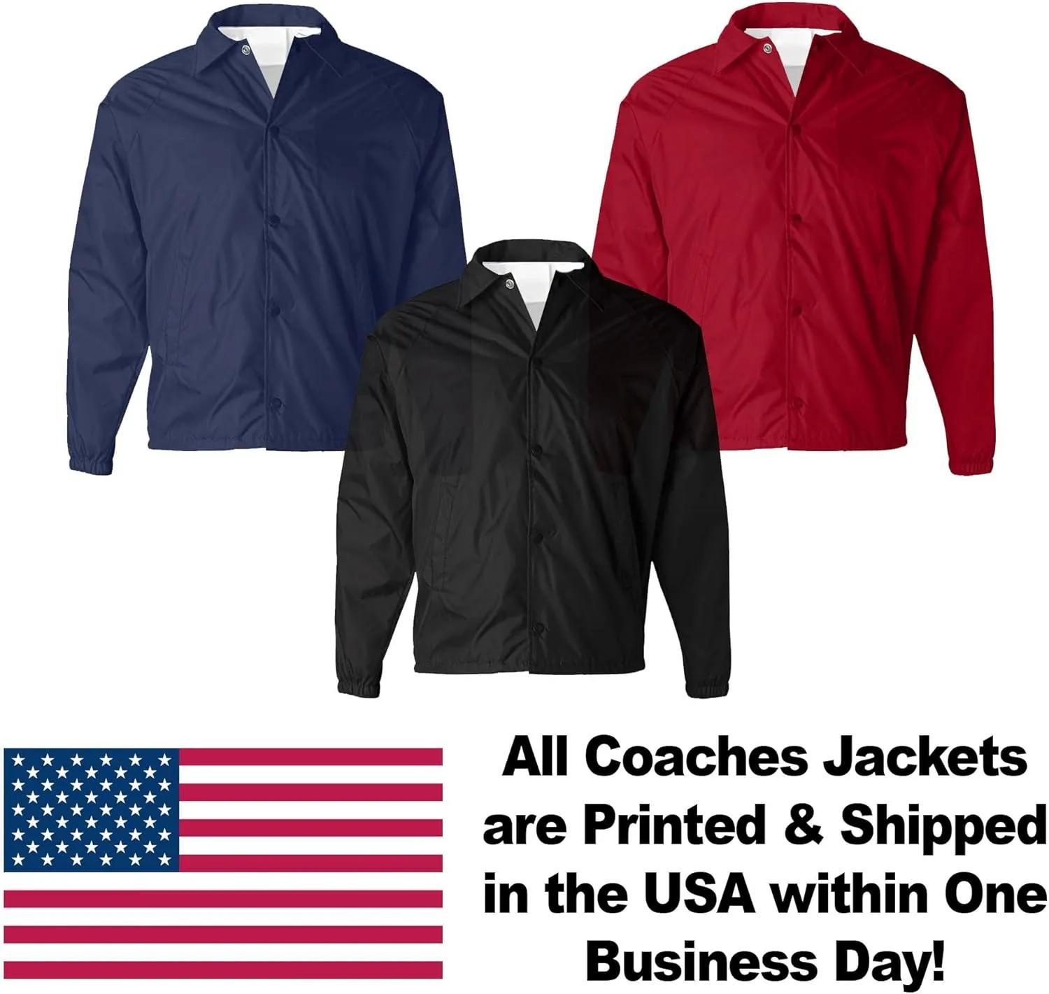 Service and First Responders EMT Coaches Jacket Event Staff Mens and Womens Cosplay Windbreaker