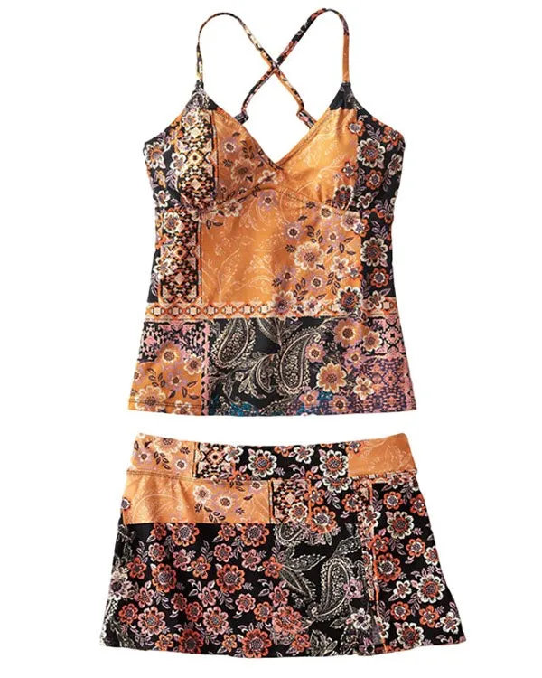 Signature Lattice Tankini Set