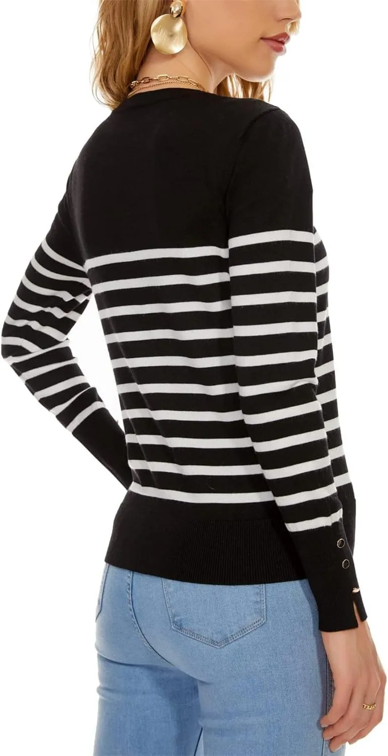 Spicy Sandia Womens Cardigan Sweaters Lightweight Button Up Crewneck Dressy Casual Trendy Spring Sweater Jackets