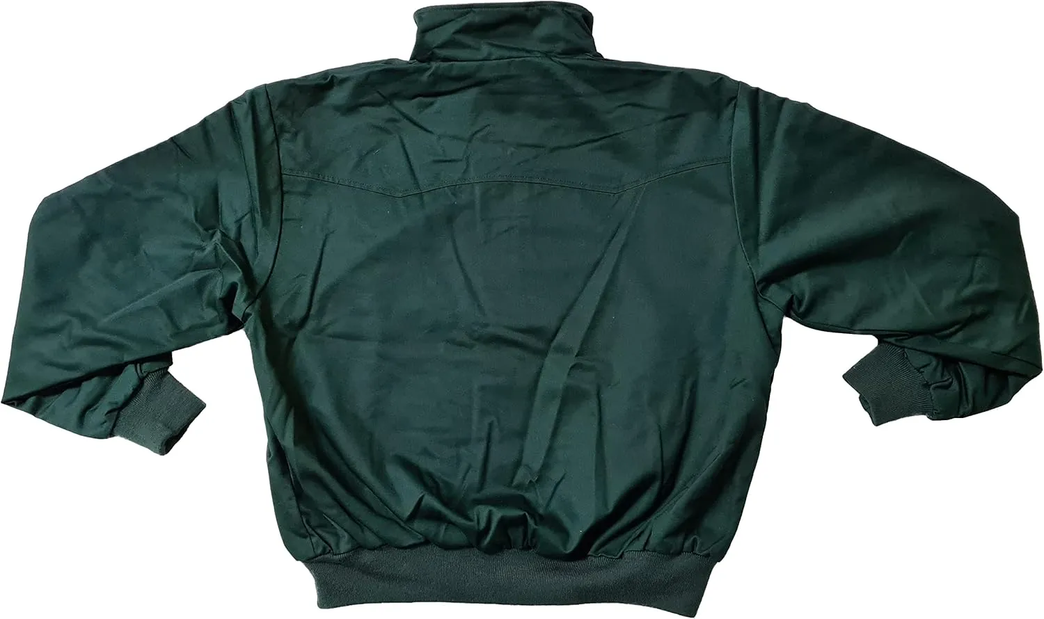 Spirit of England Classic Harrington Style Jacket Knightsbridge Bottle Green Tartan Lined