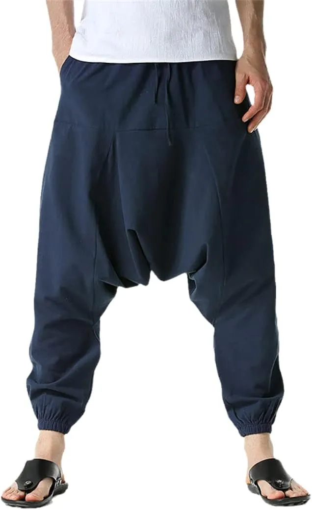Spring and Autumn Men's Printed Harem Pants Casual Jogging Fitness All-Match Pants