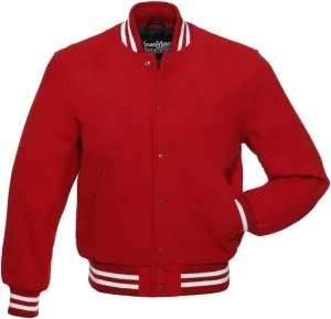Stewart & Strauss Original All Wool Varsity Letterman Jacket Since 1977 (5 Team Colors) Wool XXS to 6XL,Original