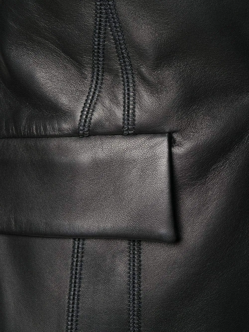 Stripcial Leather One Button Classic Real Leather Jacket for Women